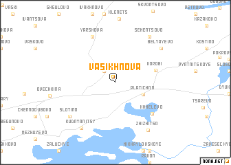 map of Vasikhnova