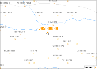 map of Vasikovka