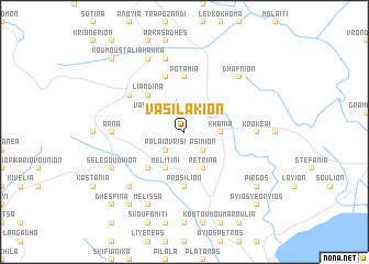 map of Vasilákion