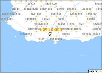map of Vasilákion