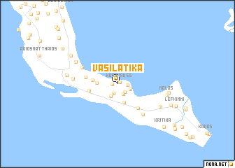 map of Vasilátika