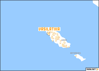 map of Vasilátika