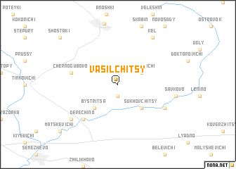 map of Vasilʼchitsy