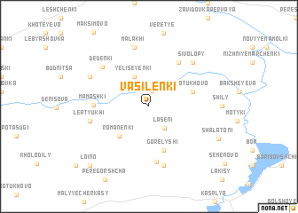 map of Vasilënki