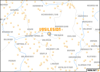 map of Vasilésion