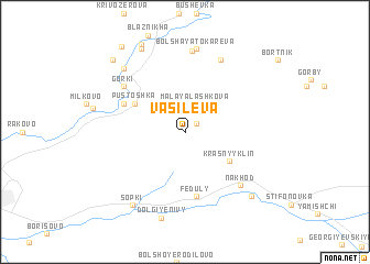 map of Vasilëva