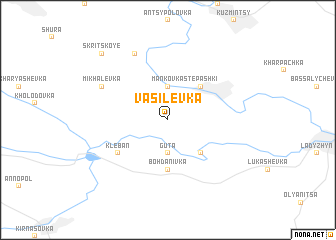 map of Vasilëvka
