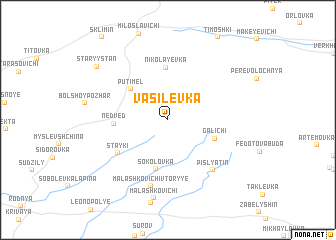 map of Vasilëvka