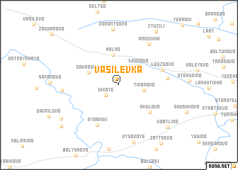 map of Vasilëvka