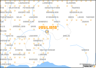 map of Vasilianá