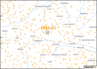 map of Vasilići