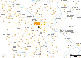 map of Vasilići