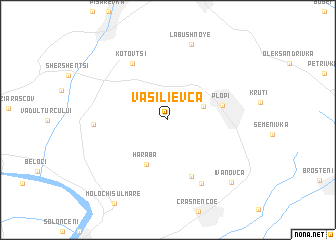 map of Vasilievca