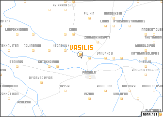 map of Vasilís