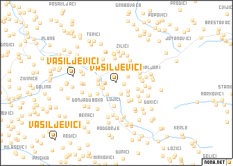 map of Vasiljevići