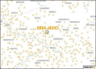 map of Vasiljevići