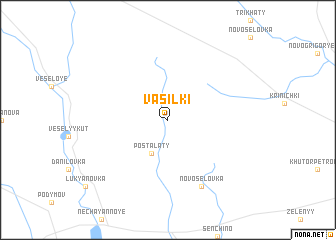 map of Vasilʼki