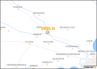 map of Vasil\