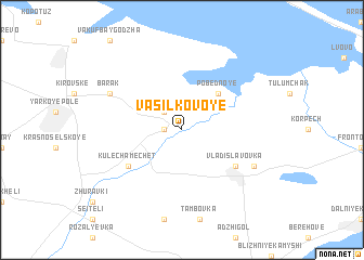 map of Vasilʼkovoye
