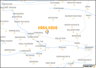 map of Vasil\