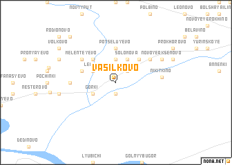 map of Vasil\