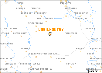 map of Vasilʼkovtsy