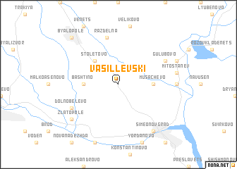 map of Vasil Levski