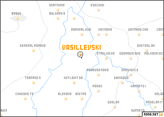 map of Vasil Levski