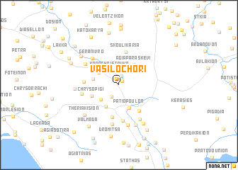 map of Vasilochóri