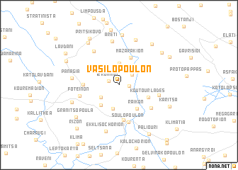 map of Vasilópoulon