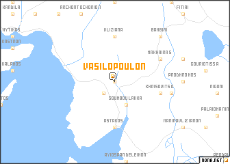 map of Vasilópoulon