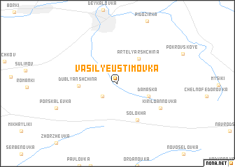 map of Vasilʼye Ustimovka