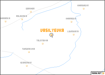 map of Vasil\