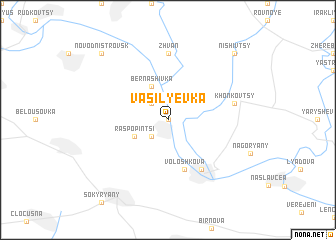 map of Vasilʼyevka