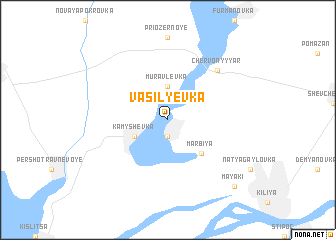 map of Vasilʼyevka
