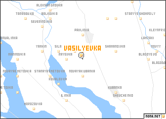 map of Vasilʼyevka