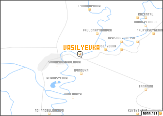 map of Vasilʼyevka