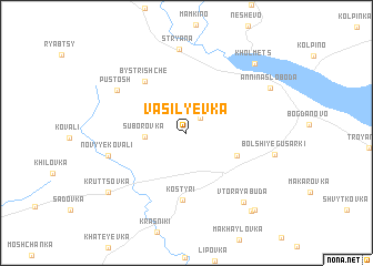 map of Vasil\