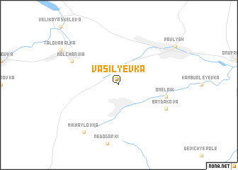 map of Vasilʼyevka