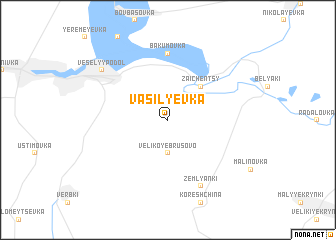 map of Vasilʼyevka