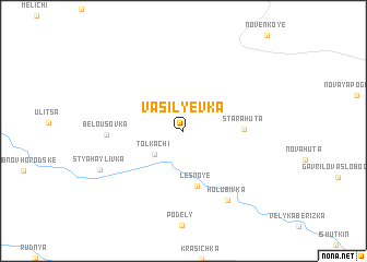 map of Vasilʼyevka