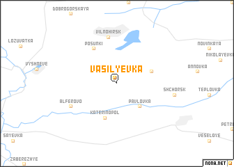 map of Vasilʼyevka