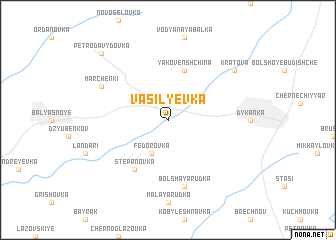 map of Vasilʼyevka