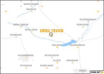 map of Vasilʼyevka