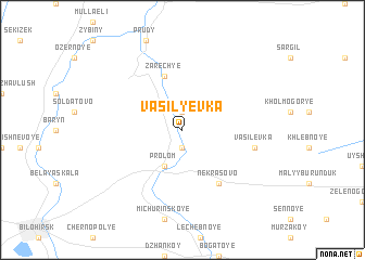 map of Vasilʼyevka