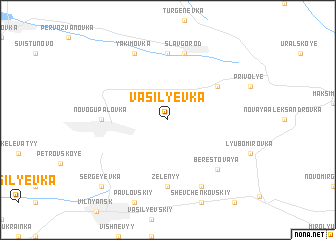 map of Vasilʼyevka