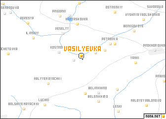 map of Vasil\