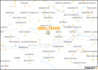 map of Vasil\