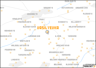 map of Vasil\