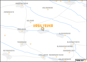 map of Vasilʼyevka